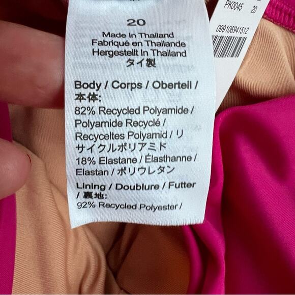 🆕 J. Crew Pink Swim Dress Skirt Asymmetrical Ruched One Shoulder Blogger Fan Fav - Picture 9 of 13